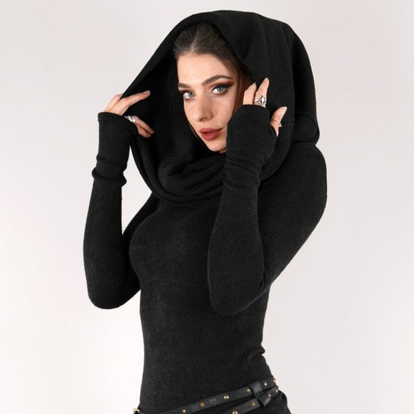 NWT Toonzshop "Mantra" 100% cotton sweater black - Picture 2 of 5